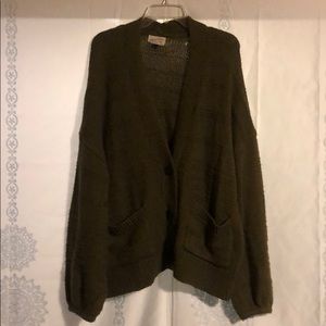 Oversized Hunter Green Sweater